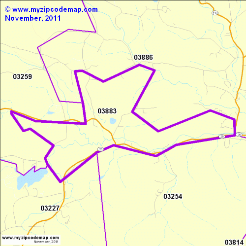 map of 03883
