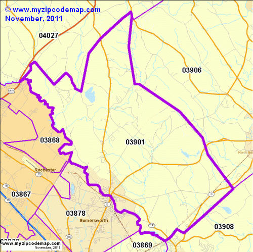map of 03901