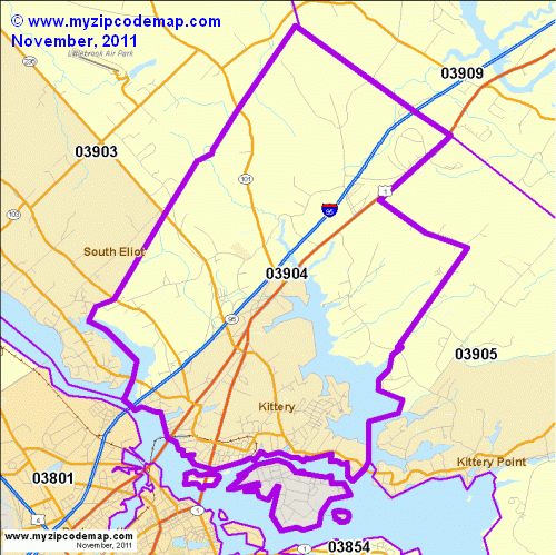 map of 03904