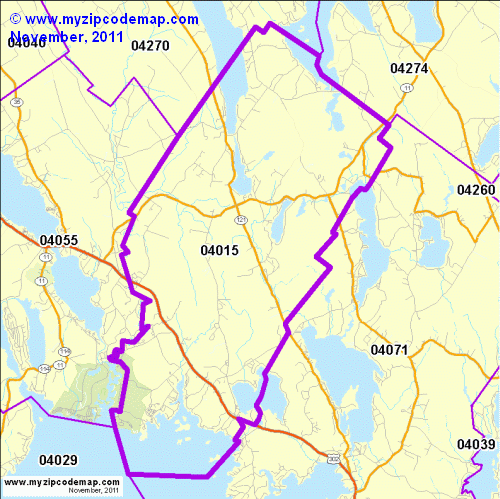 map of 04015