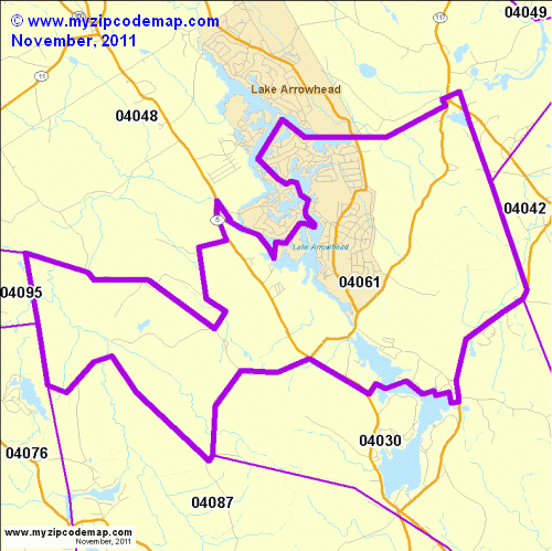 map of 04061