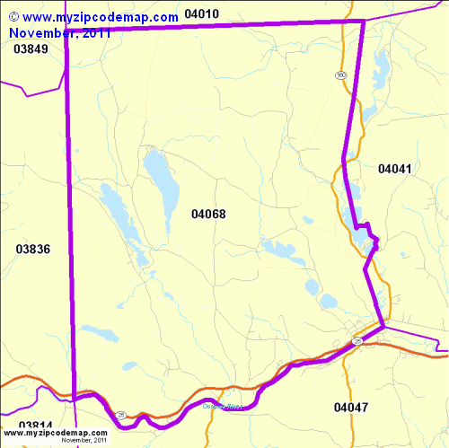 map of 04068