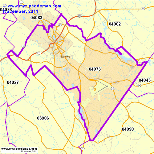 map of 04073