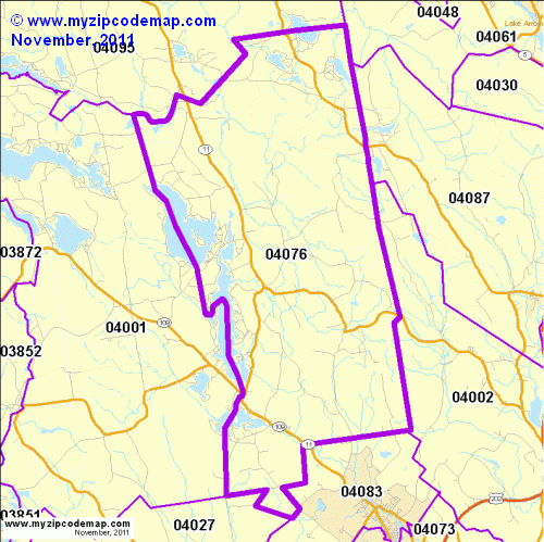 map of 04076