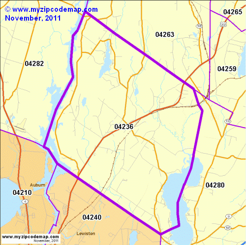 map of 04236