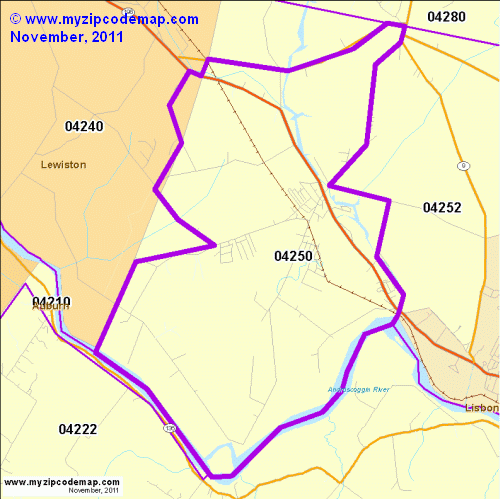 map of 04250
