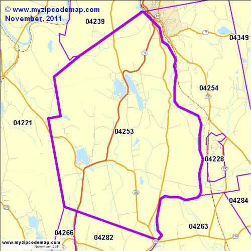 map of 04253