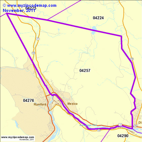 map of 04257