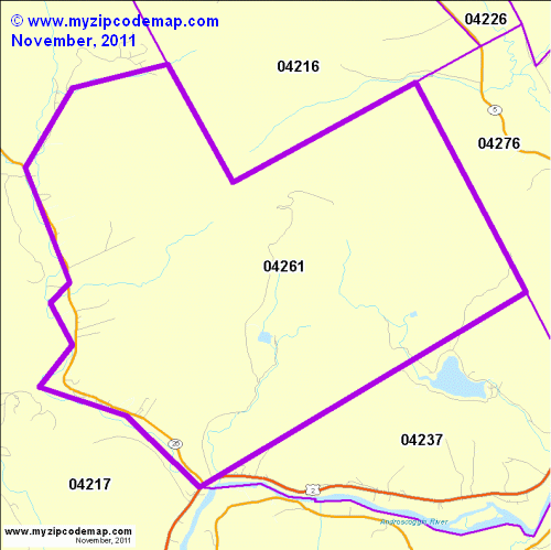 map of 04261