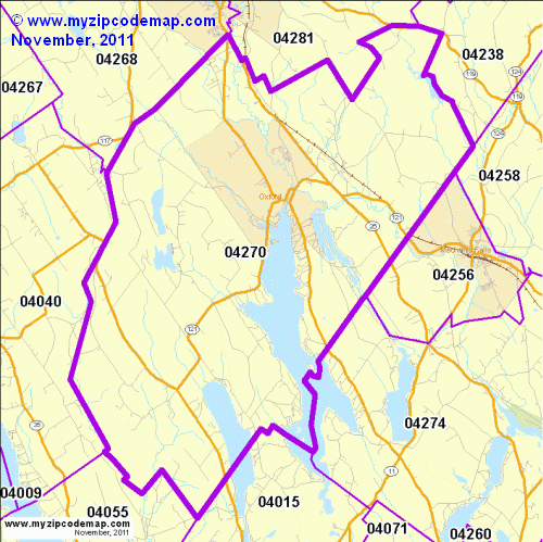map of 04270