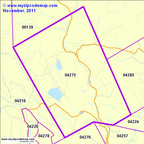 map of 04275