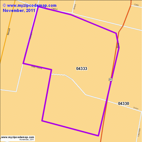 map of 04333