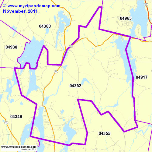 map of 04352