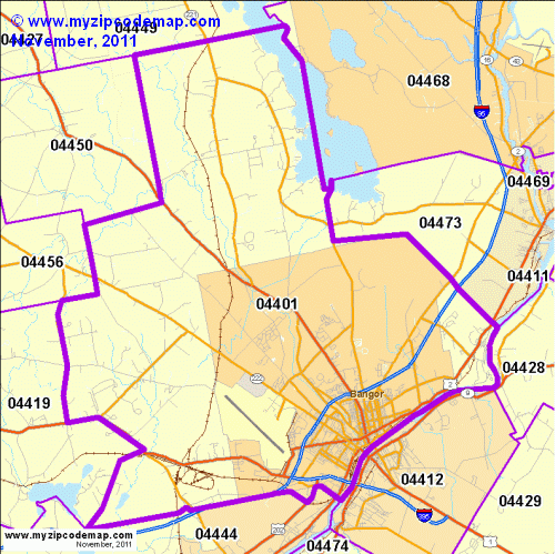 map of 04401