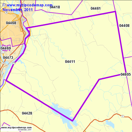 map of 04411