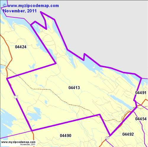 map of 04413