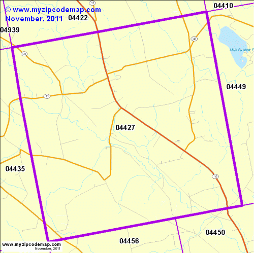 map of 04427