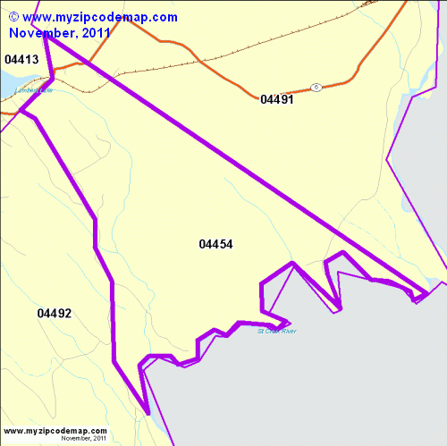 map of 04454