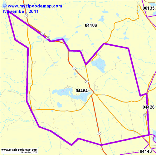 map of 04464