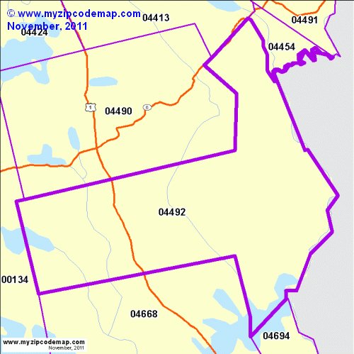 map of 04492