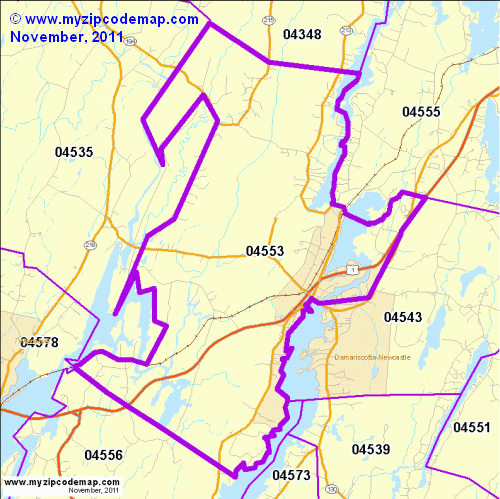 map of 04553