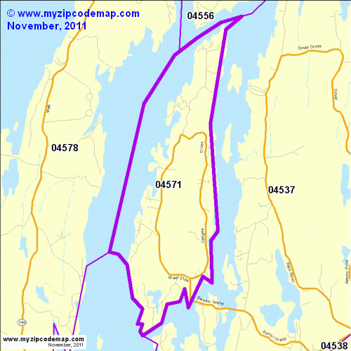 map of 04571