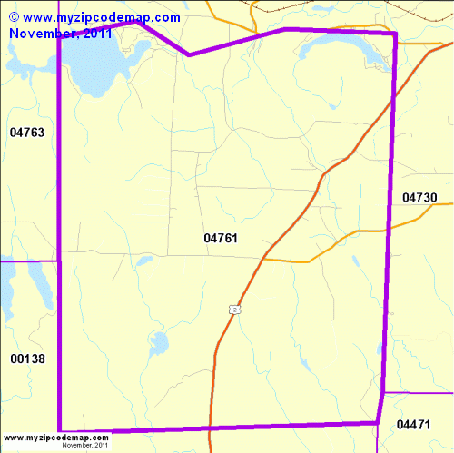 map of 04761