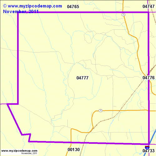 map of 04777