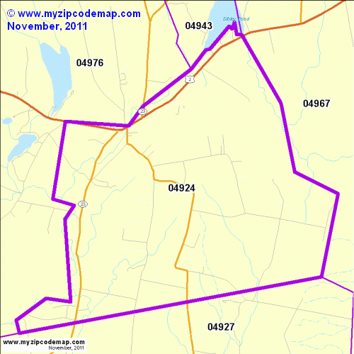 map of 04924