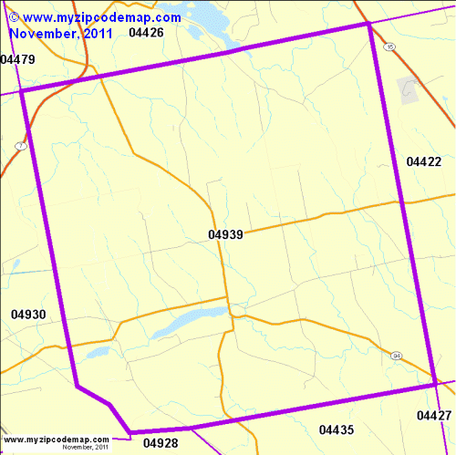 map of 04939