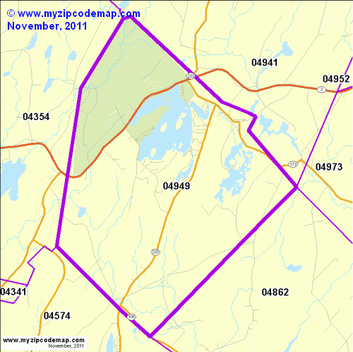 map of 04949