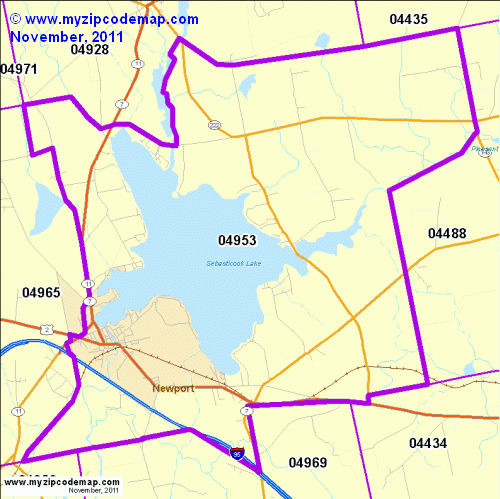 map of 04953