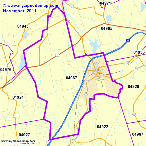 map of 04967