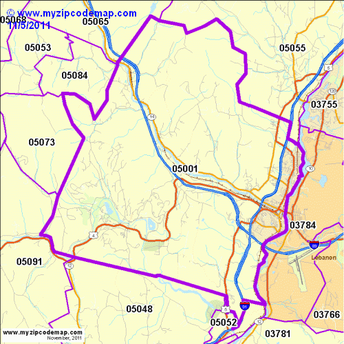 map of 05001