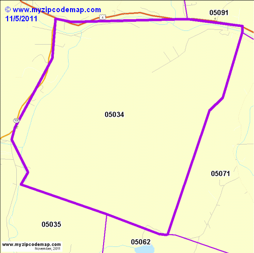map of 05034
