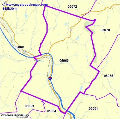 map of 05065