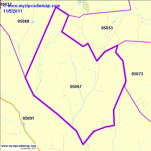 map of 05067