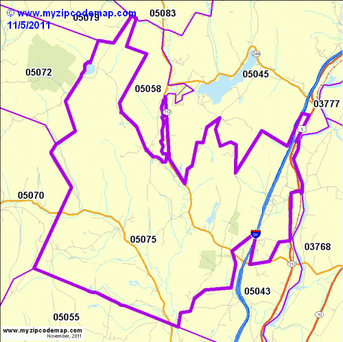 map of 05075