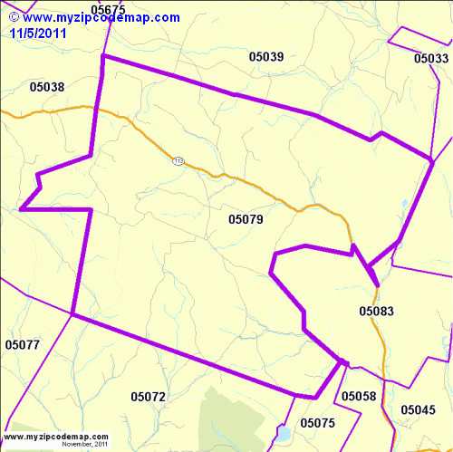 map of 05079