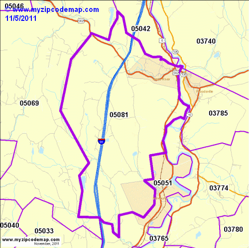 map of 05081