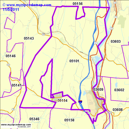 map of 05101