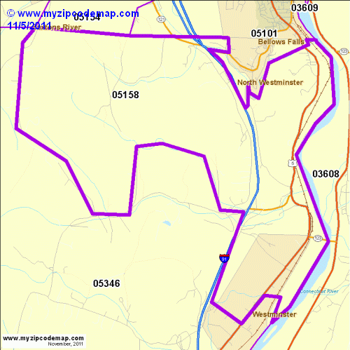 map of 05158