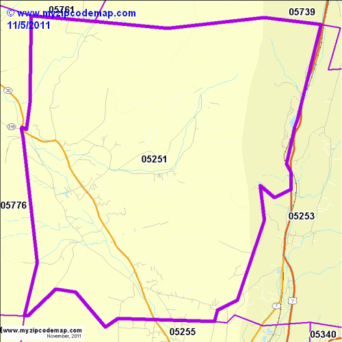 map of 05251