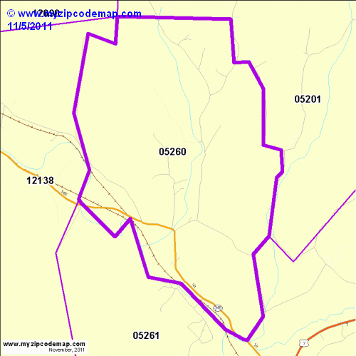 map of 05260