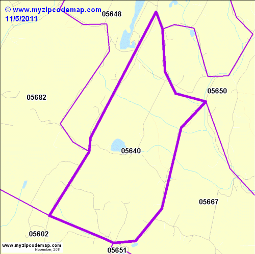 map of 05640