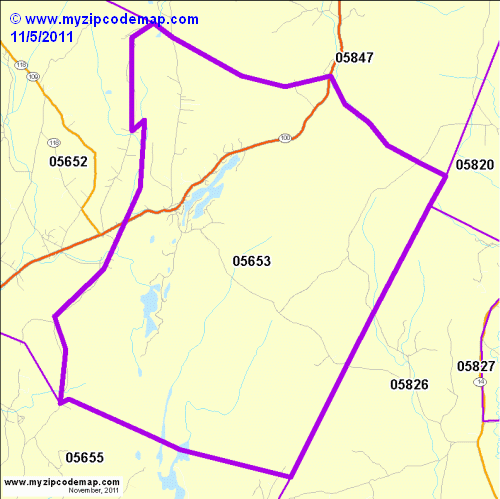 map of 05653
