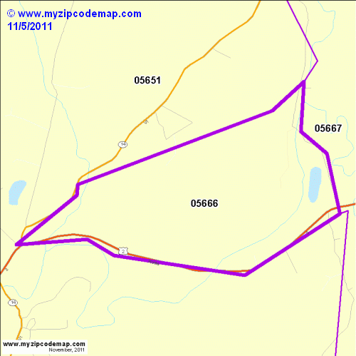 map of 05666