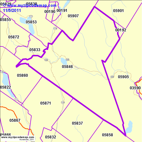 map of 05846