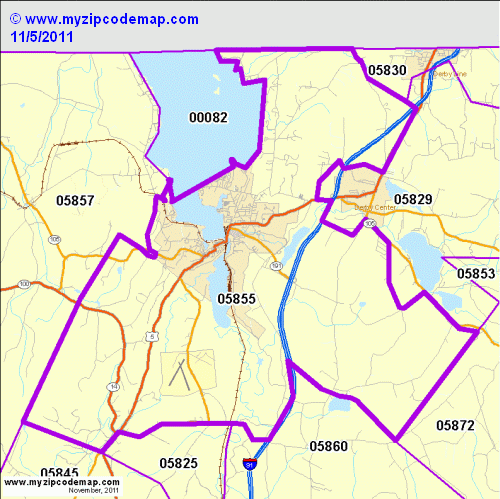 map of 05855