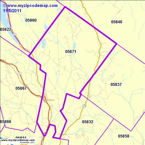 map of 05871